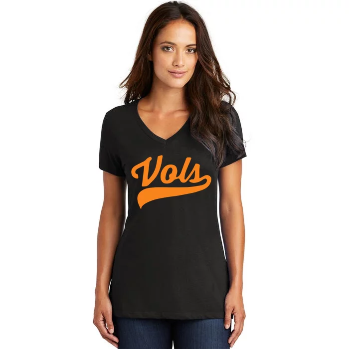 Vols Comfort Retro Vintage Aesthetic Vols Tennessee Women's V-Neck T-Shirt