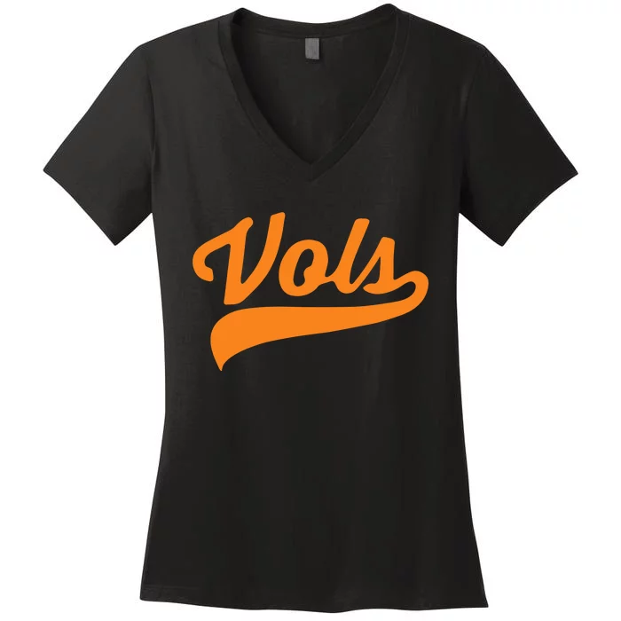 Vols Comfort Retro Vintage Aesthetic Vols Tennessee Women's V-Neck T-Shirt