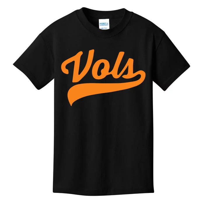 Vols Comfort Retro Vintage Aesthetic Vols Tennessee Kids T-Shirt