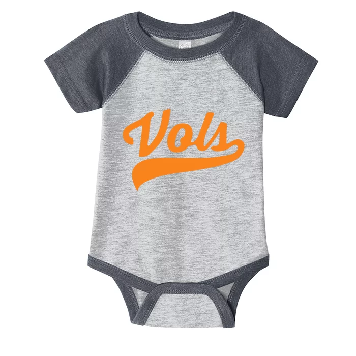 Vols Comfort Retro Vintage Aesthetic Vols Tennessee Infant Baby Jersey Bodysuit