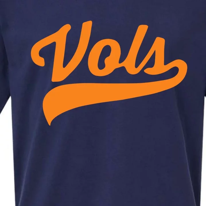 Vols Comfort Retro Vintage Aesthetic Vols Tennessee Sueded Cloud Jersey T-Shirt