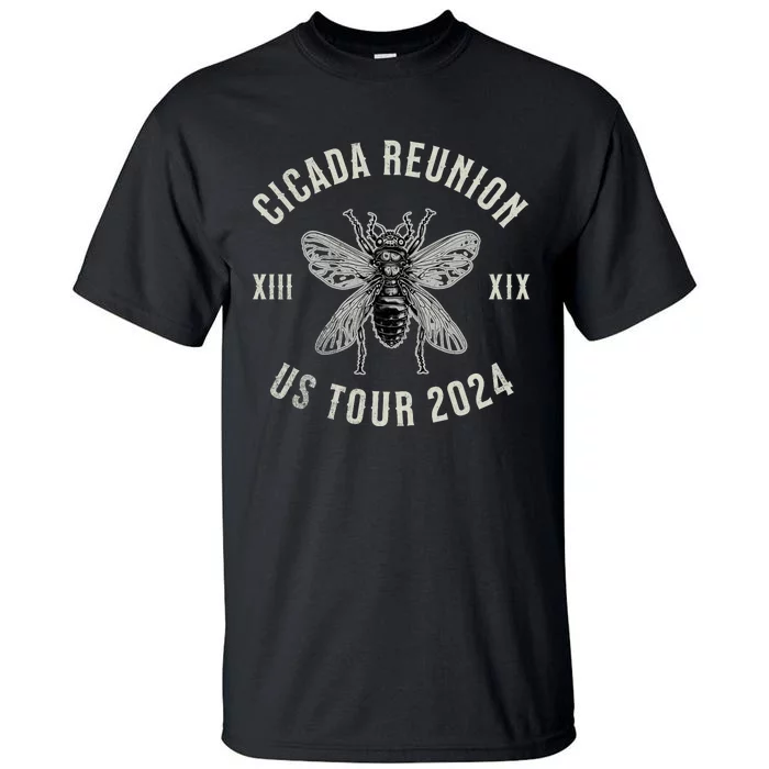 Vintage Cicada Reunion 2024 Cicada Broods Xix And Xiii Tall T-Shirt