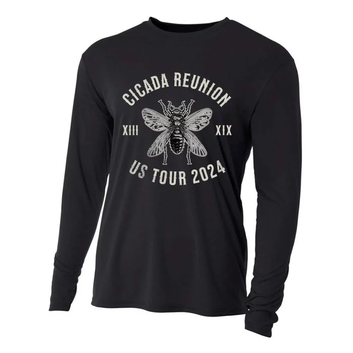 Vintage Cicada Reunion 2024 Cicada Broods Xix And Xiii Cooling Performance Long Sleeve Crew