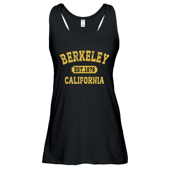 Vintage Cali Retro Berkeley California CA Berkeley Ladies Essential Flowy Tank