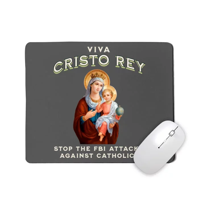 Viva Cristo Rey Roman Catholic Religious Freedom Mousepad