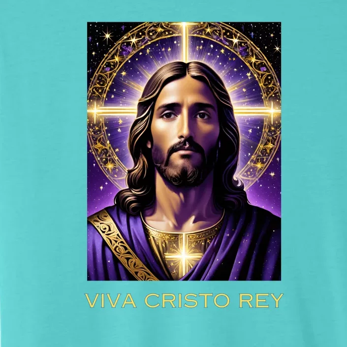 Viva Cristo Rey Catholic Jesus Christ The King ChromaSoft Performance T-Shirt