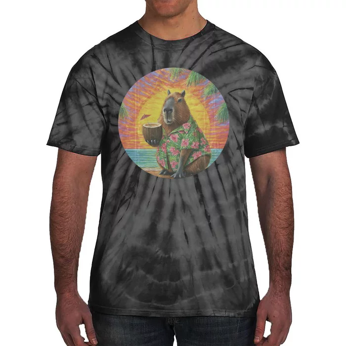 Vintage Capybara Retro Capybara Tie-Dye T-Shirt