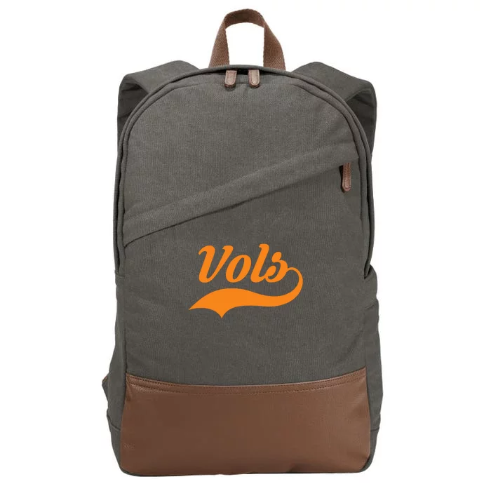 Vols Comfort Retro Vintage Aesthetic Vols Tennessee Cotton Canvas Backpack