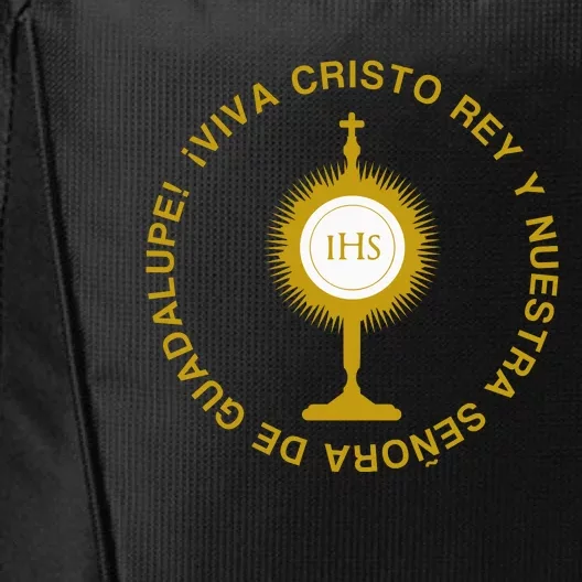 Viva Cristo Rey Catholic Cristeros Gift City Backpack