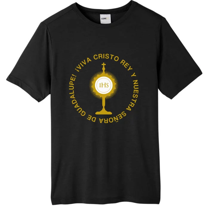 Viva Cristo Rey Catholic Cristeros Gift ChromaSoft Performance T-Shirt