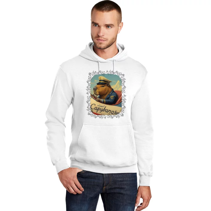 Vintage Capybara Retro Capybara Hoodie