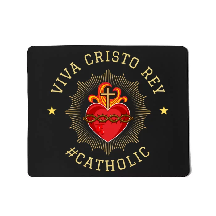 Viva Cristo Rey Roman Catholic Gift Mousepad