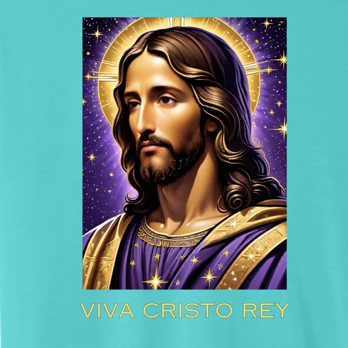 Viva Cristo Rey Catholic Jesus Christ The King ChromaSoft Performance T-Shirt