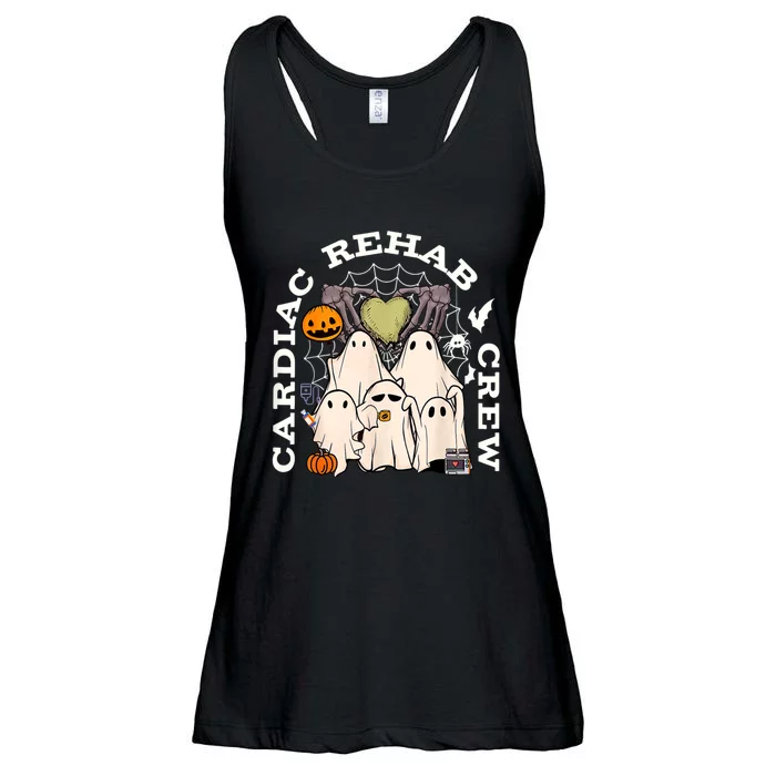 Vintage Cardiac Rehab Crew Rehab Nurse Spooky Halloween Ladies Essential Flowy Tank