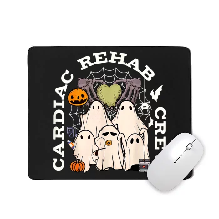 Vintage Cardiac Rehab Crew Rehab Nurse Spooky Halloween Mousepad