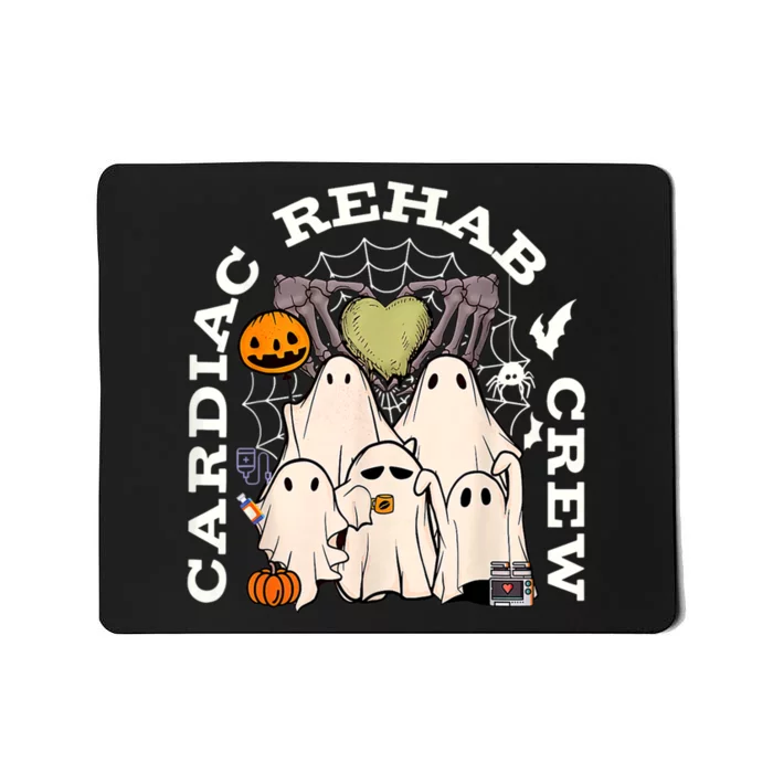 Vintage Cardiac Rehab Crew Rehab Nurse Spooky Halloween Mousepad