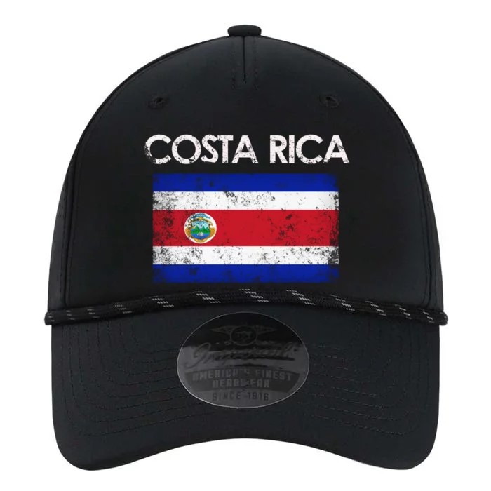 Vintage Costa Rica Rican Flag Pride Cool Gift Performance The Dyno Cap