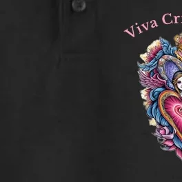 Viva Cristo Rey Sacred Heart Roman Catholic Dry Zone Grid Performance Polo