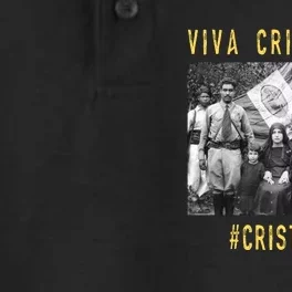 Viva Cristo Rey Catholic Cristeros Gift Dry Zone Grid Performance Polo