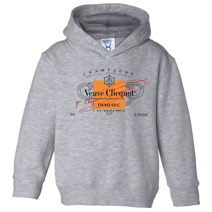 Veuve Clicquot Rosé Tennis Club Toddler Hoodie