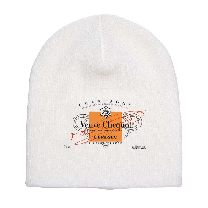 Veuve Clicquot Rosé Tennis Club Short Acrylic Beanie