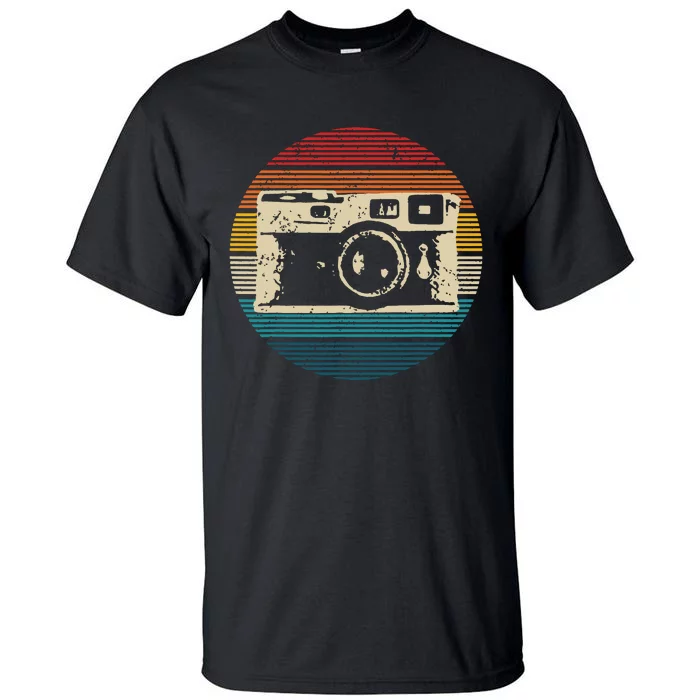 Vintage Camera Retro Photography Photographer Gift Tall T-Shirt