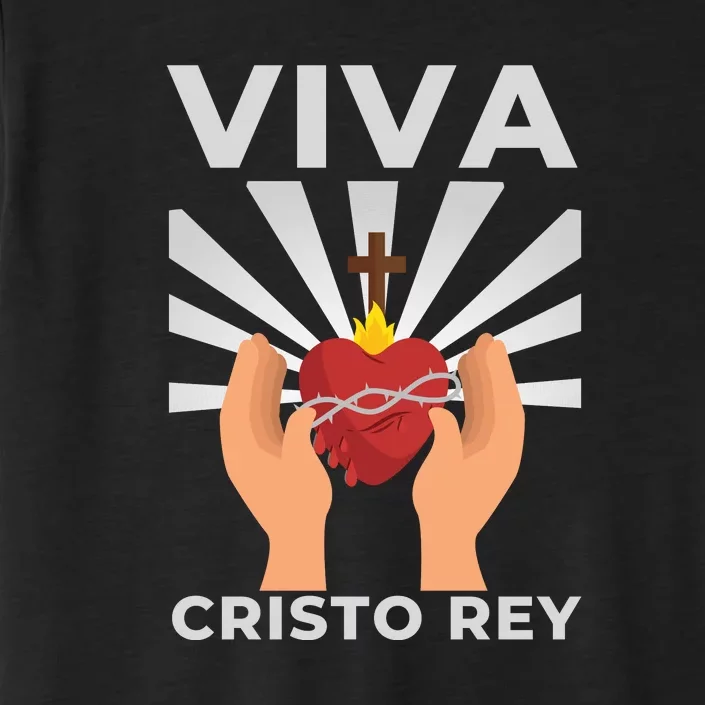 Viva Cristo Rey Roman Catholic Gift ChromaSoft Performance T-Shirt