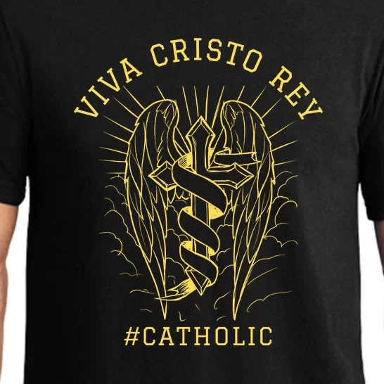 Viva Cristo Rey Roman Catholic Gift Pajama Set