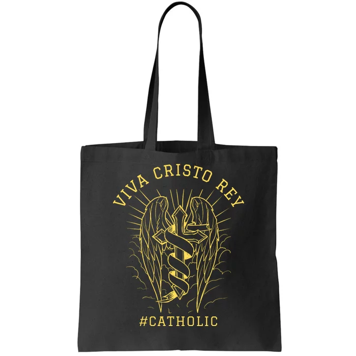 Viva Cristo Rey Roman Catholic Gift Tote Bag