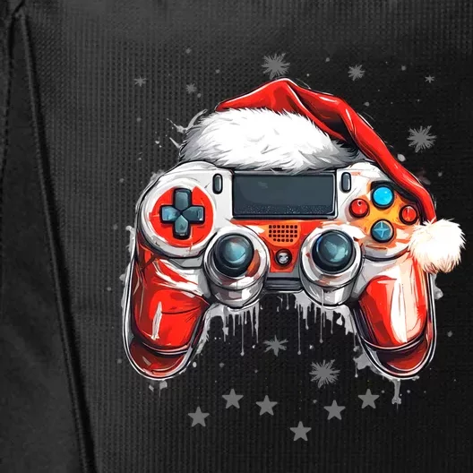 Videogame Controller Santa Hat Christmas Gaming Xmas Gamer Cute Gift City Backpack