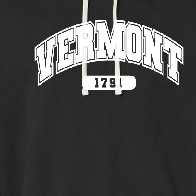 Vermont Collegiate Style 1791 Garment-Dyed Fleece Hoodie