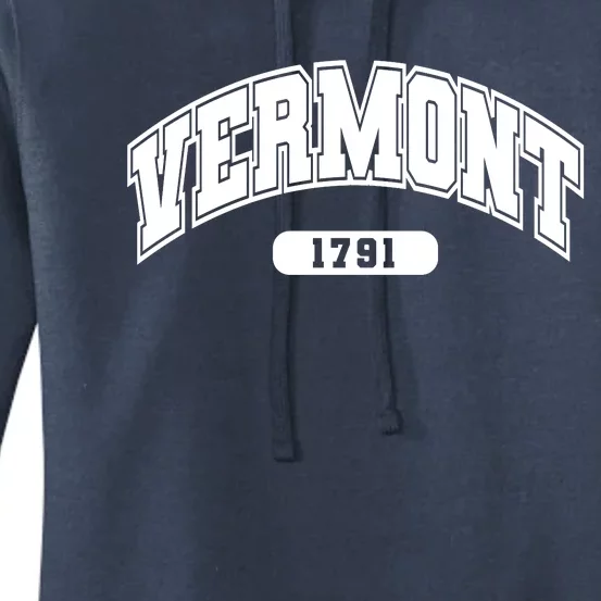 Vermont Collegiate Style 1791 Women's Pullover Hoodie