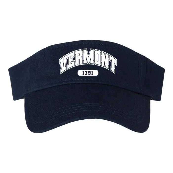 Vermont Collegiate Style 1791 Valucap Bio-Washed Visor