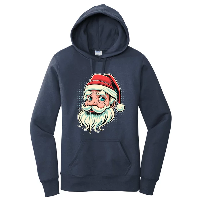 Vintage Christmas Santa Family Boy Women's Pullover Hoodie