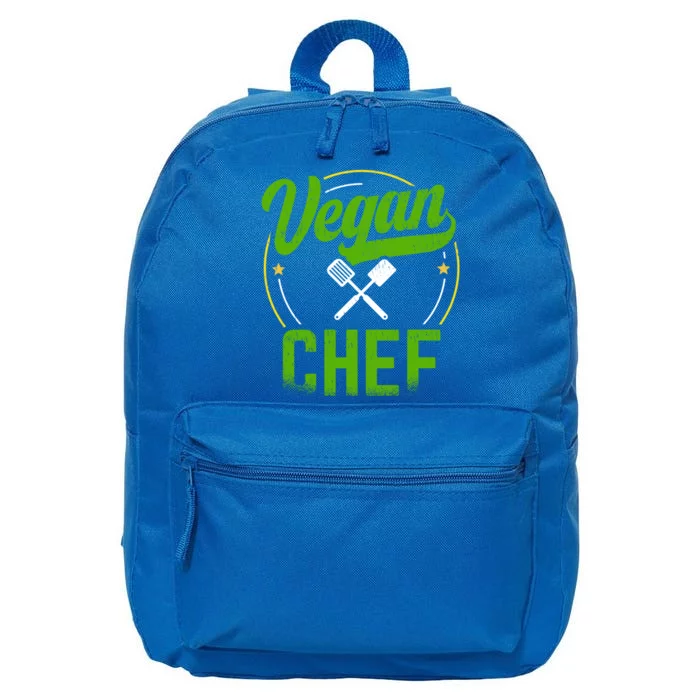 Vegan Chef Sous Chef Gift 16 in Basic Backpack