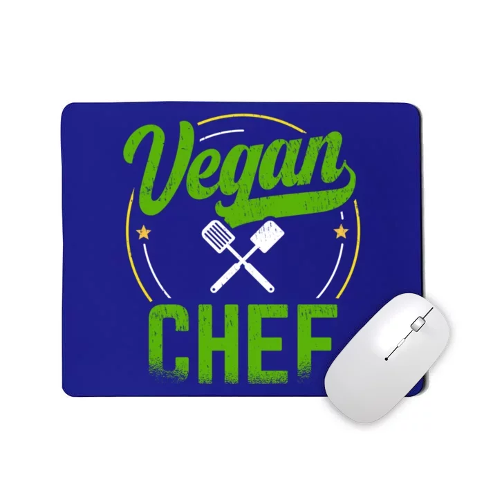 Vegan Chef Sous Chef Gift Mousepad