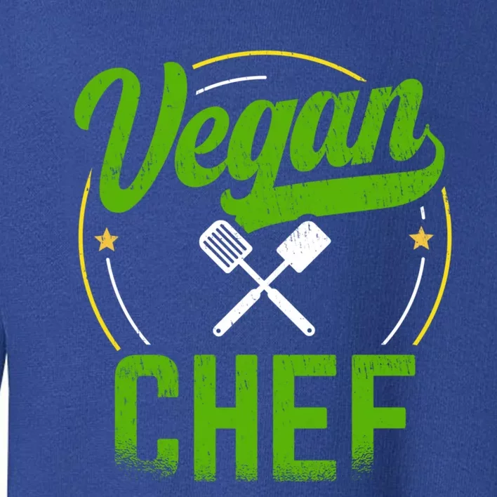 Vegan Chef Sous Chef Gift Toddler Sweatshirt