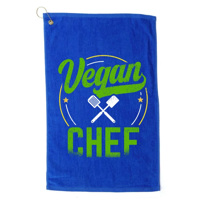 Vegan Chef Sous Chef Gift Platinum Collection Golf Towel