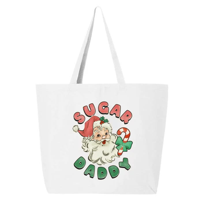 Vintage Christmas Sugar Daddy Santa Claus 25L Jumbo Tote