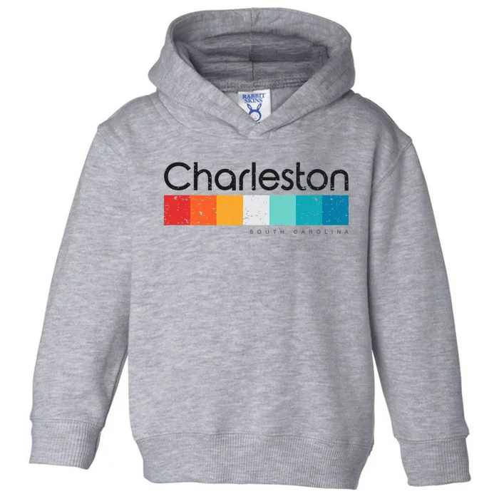 Vintage Charleston Sc South Carolina Usa Retro Design Toddler Hoodie