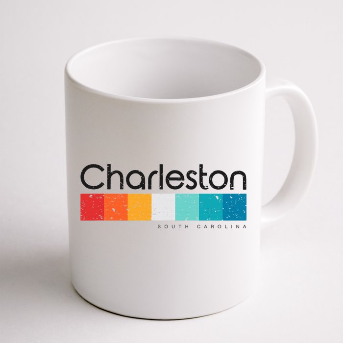 Vintage Charleston Sc South Carolina Usa Retro Design Front & Back Coffee Mug