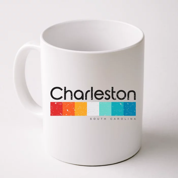 Vintage Charleston Sc South Carolina Usa Retro Design Front & Back Coffee Mug