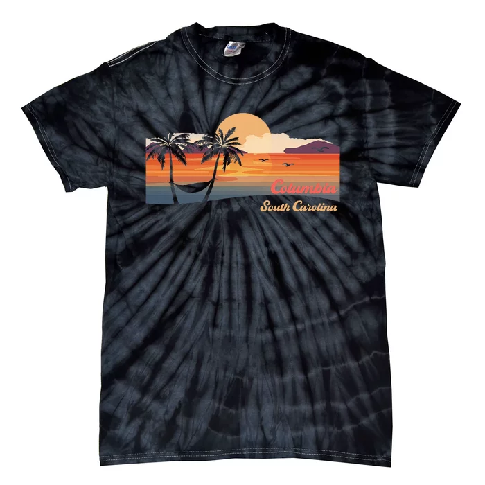 Vintage Columbia South Carolina Beach Tie-Dye T-Shirt