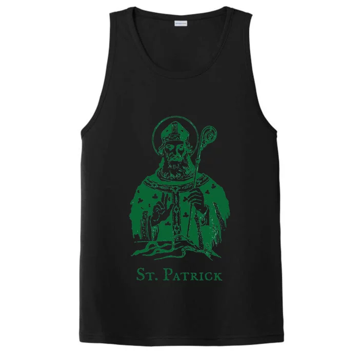 Vintage Catholic Saint Patrick's Day Awesome Costume Performance Tank