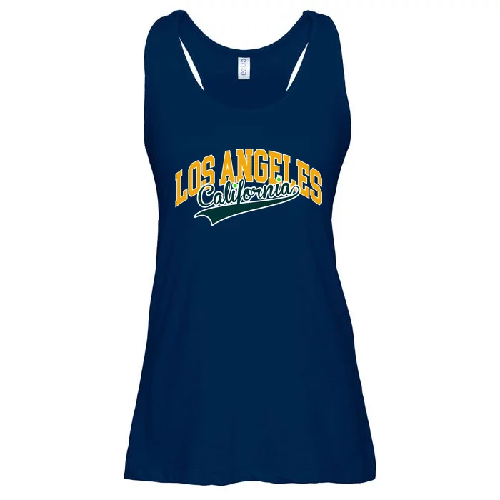 Vintage Collegiate Style Los Angeles California Ladies Essential Flowy Tank