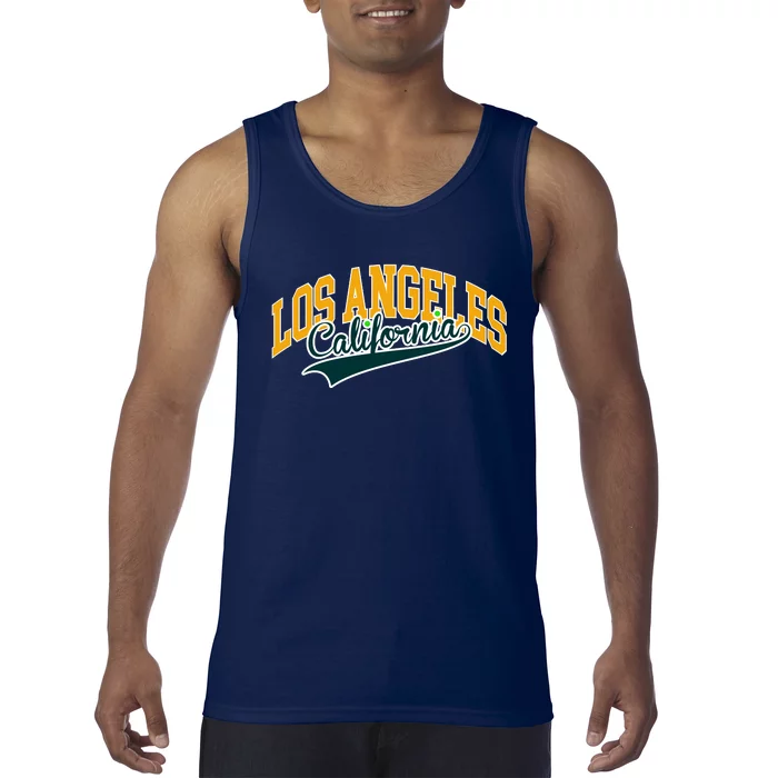 Vintage Collegiate Style Los Angeles California Tank Top