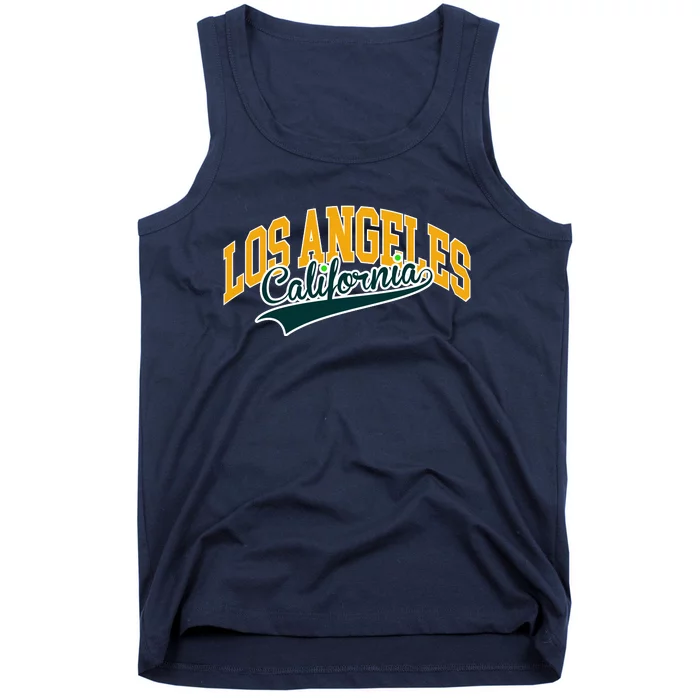 Vintage Collegiate Style Los Angeles California Tank Top