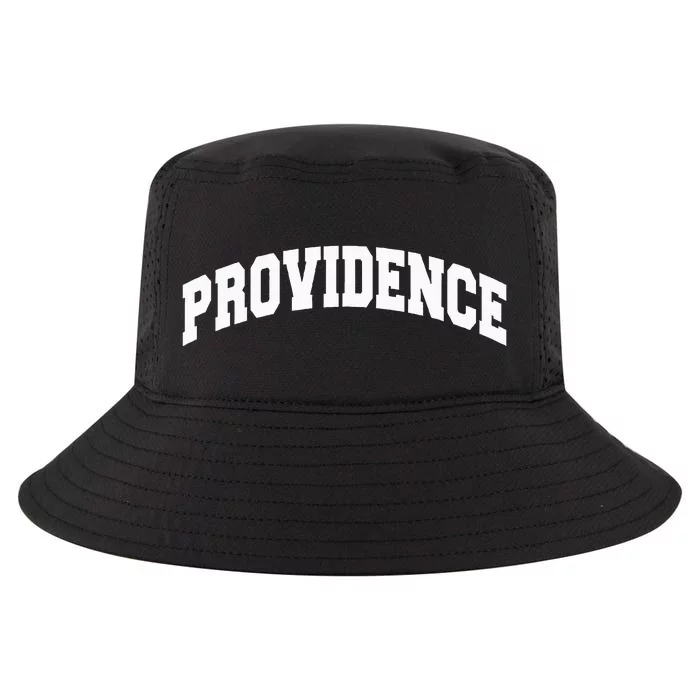 Varsity College Style Providence Rhode Island Cool Comfort Performance Bucket Hat