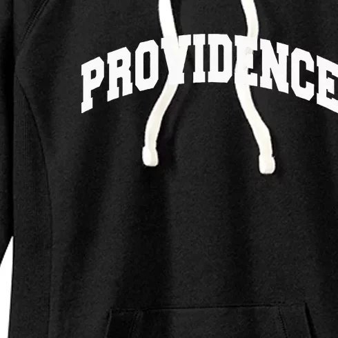 Varsity College Style Providence Rhode Island Women's Fleece Hoodie