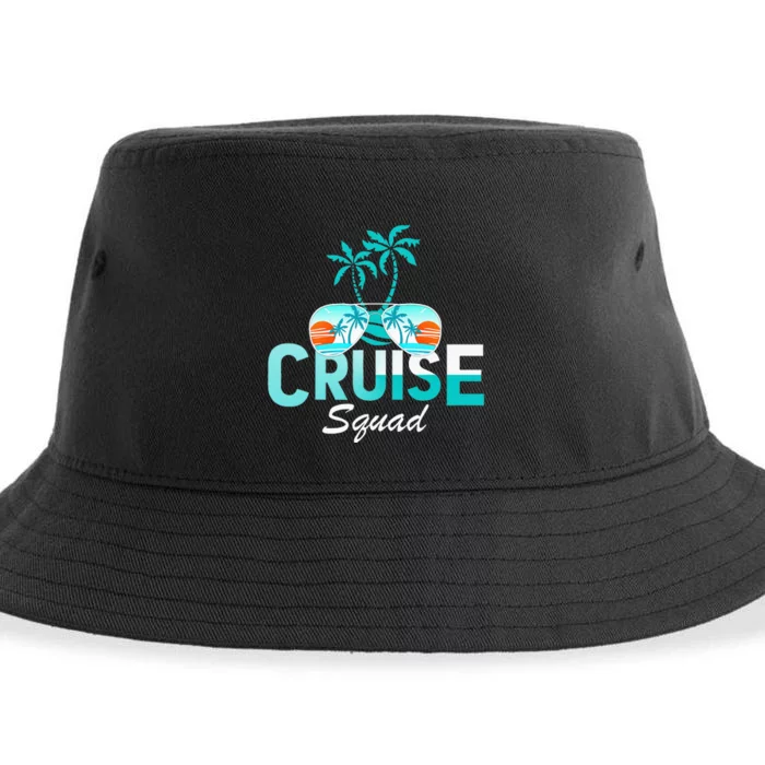 Vacation Cruise Squad Family Matching Cruise Trip Sustainable Bucket Hat